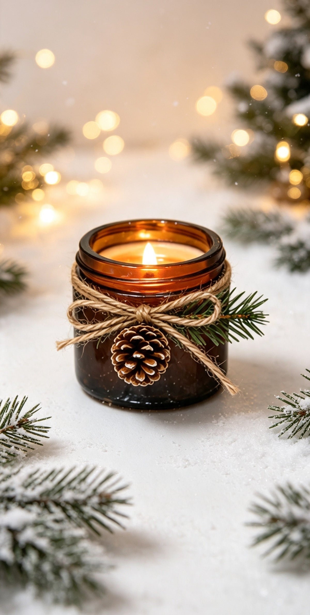 Beeswax Christmas in a Jar