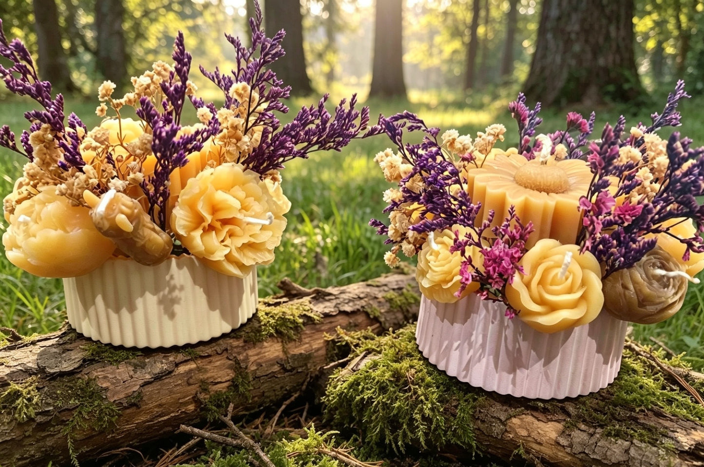 Beeswax Candles Bouquet