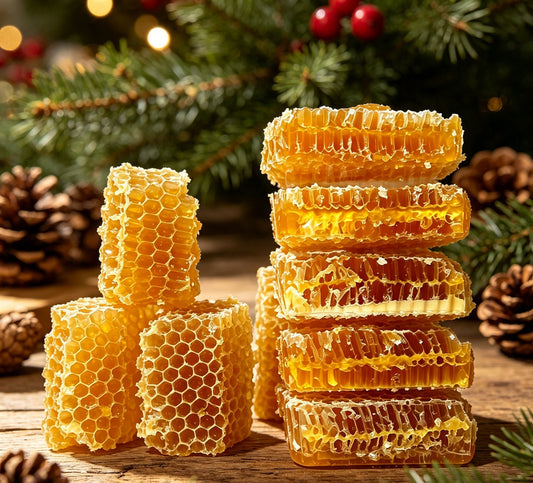 100% Organic Honeycomb 250g Sourced from Southampton, Hampshire