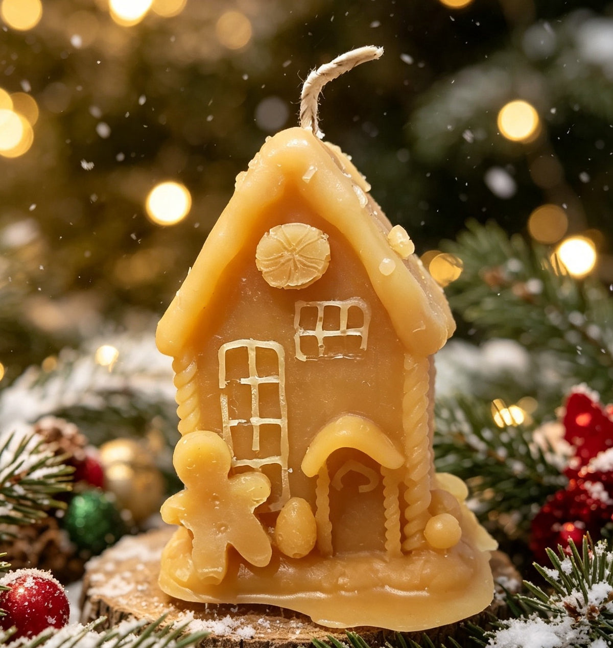 Gingerbread man & a little house