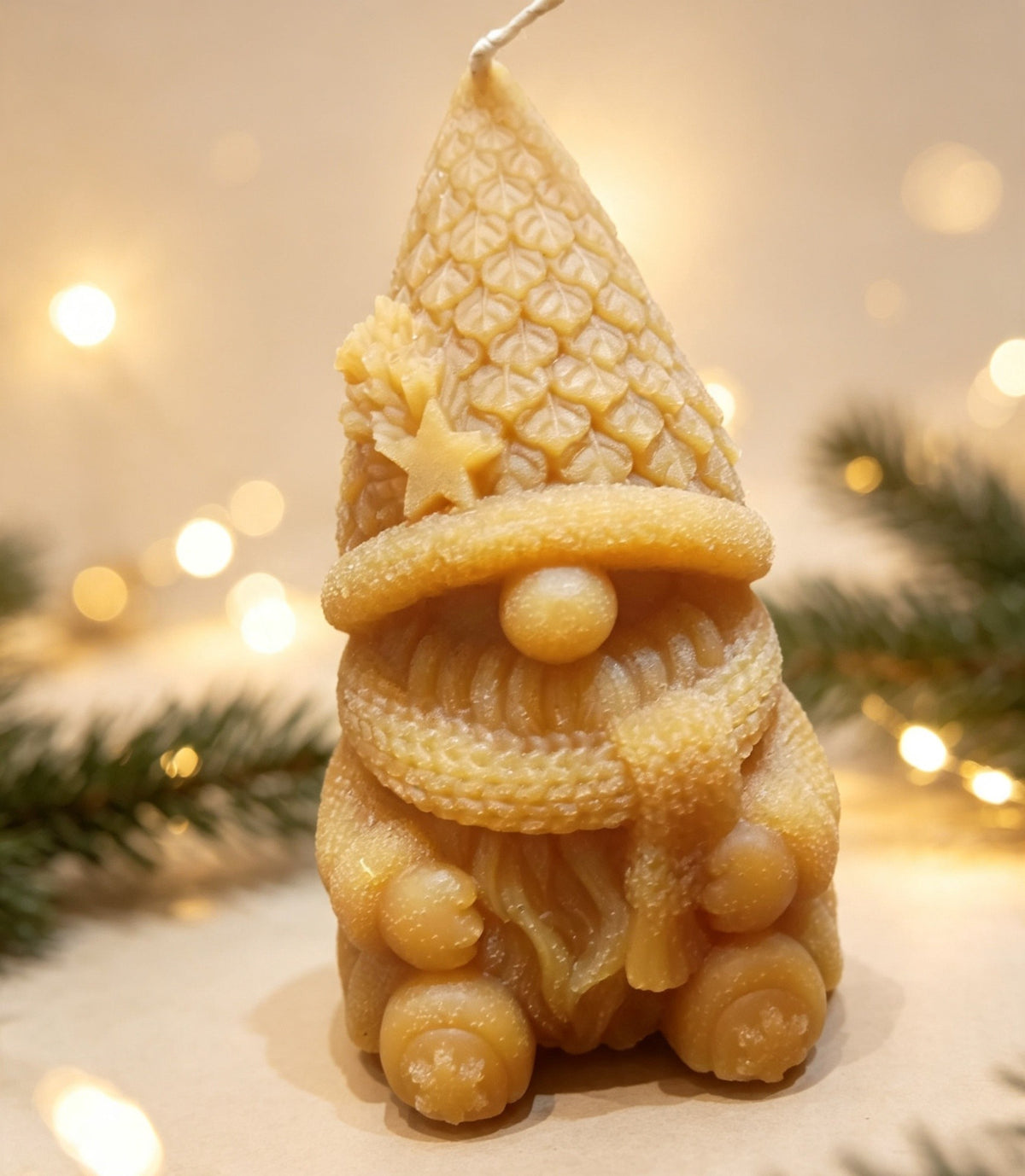 Large Christmas Gonk with Pinecone Hat