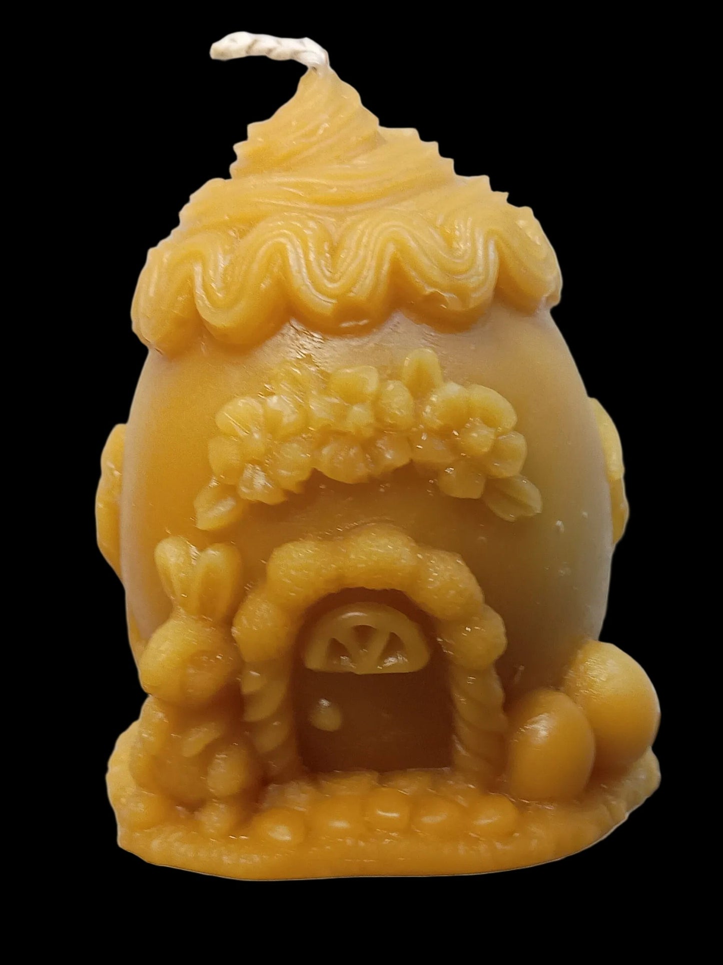 Round Egg Rabbit House candle