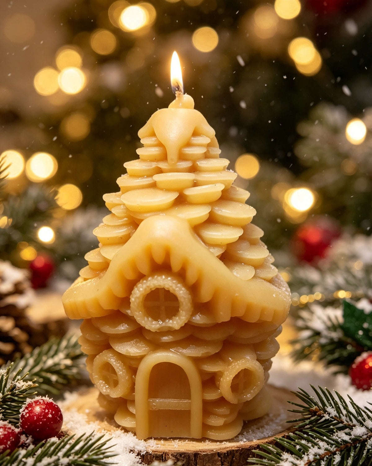 Festive Pinecone house