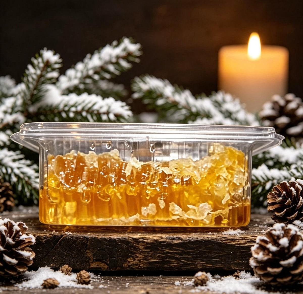 100% Organic Honeycomb 250g Sourced from Southampton, Hampshire