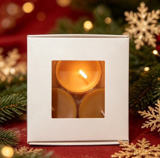 Beeswax tealight candles